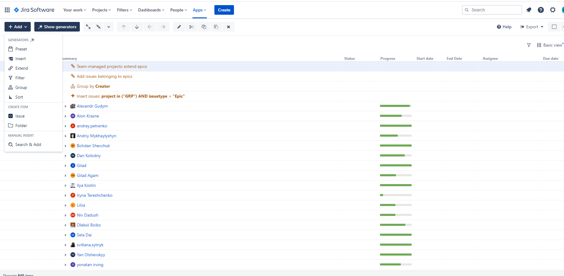 Solved Problems with effectors