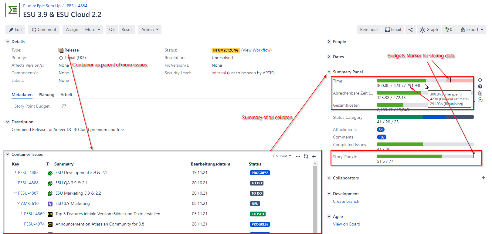 solved-how-to-report-on-story-points-or-time-when-re-esti