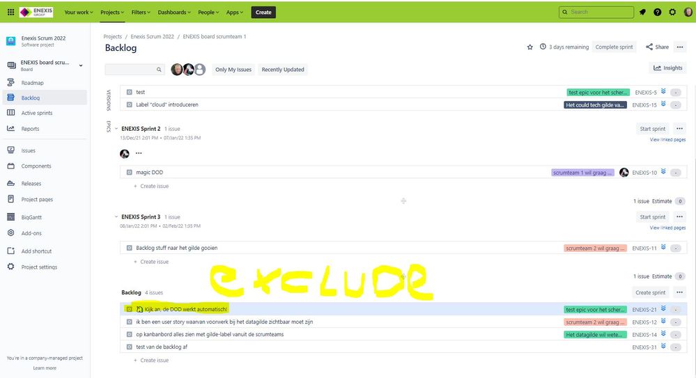 exclude issue uit backlog.JPG