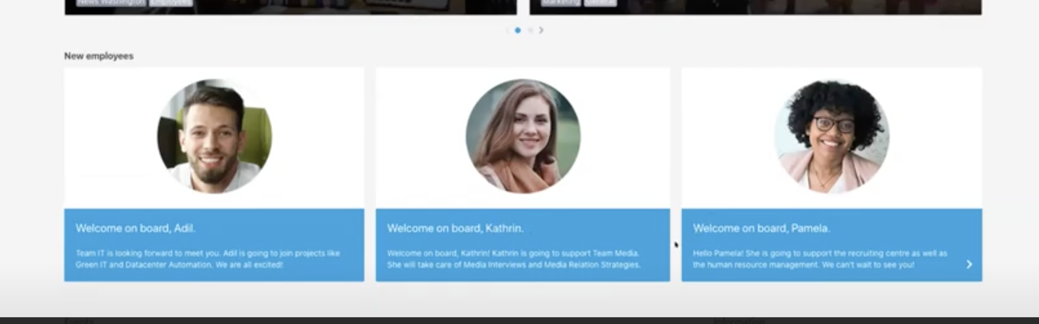 Linchpin How to add New Employee slider...
