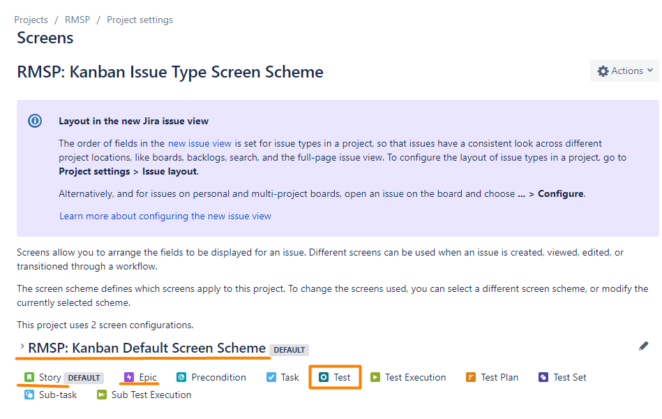XRay screens & custom fields not visible from JIRA...