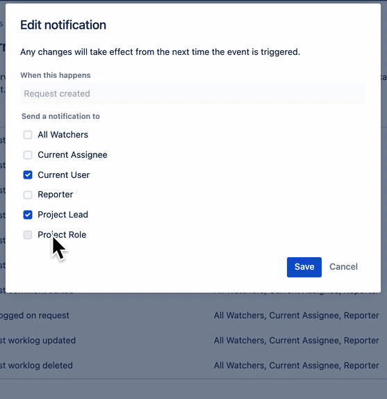 Add unique users in Internal Notification Settings...
