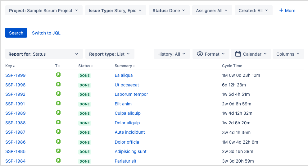 Cycle Time and Lead Time in Jira: Productivity Mea... - Atlassian Community