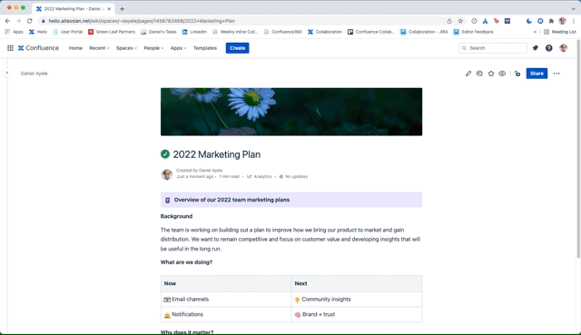 What's New In Confluence Cloud – January 2022 Edit... - Atlassian Community