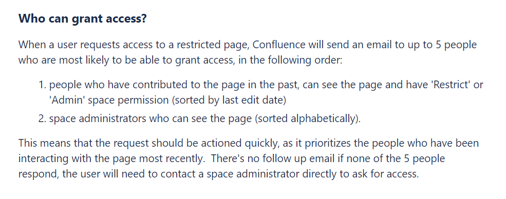 Ability to grant access to pages only for certain 