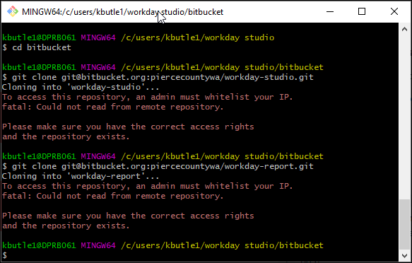 Solved: Cannot Access Bitbucket Repository; 'admin Must Wh...