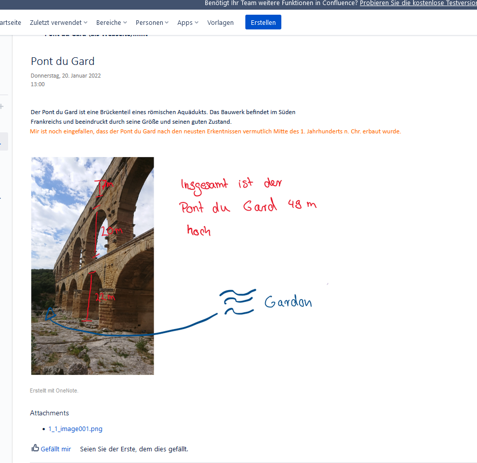 Solved Import To Confluence From One Note