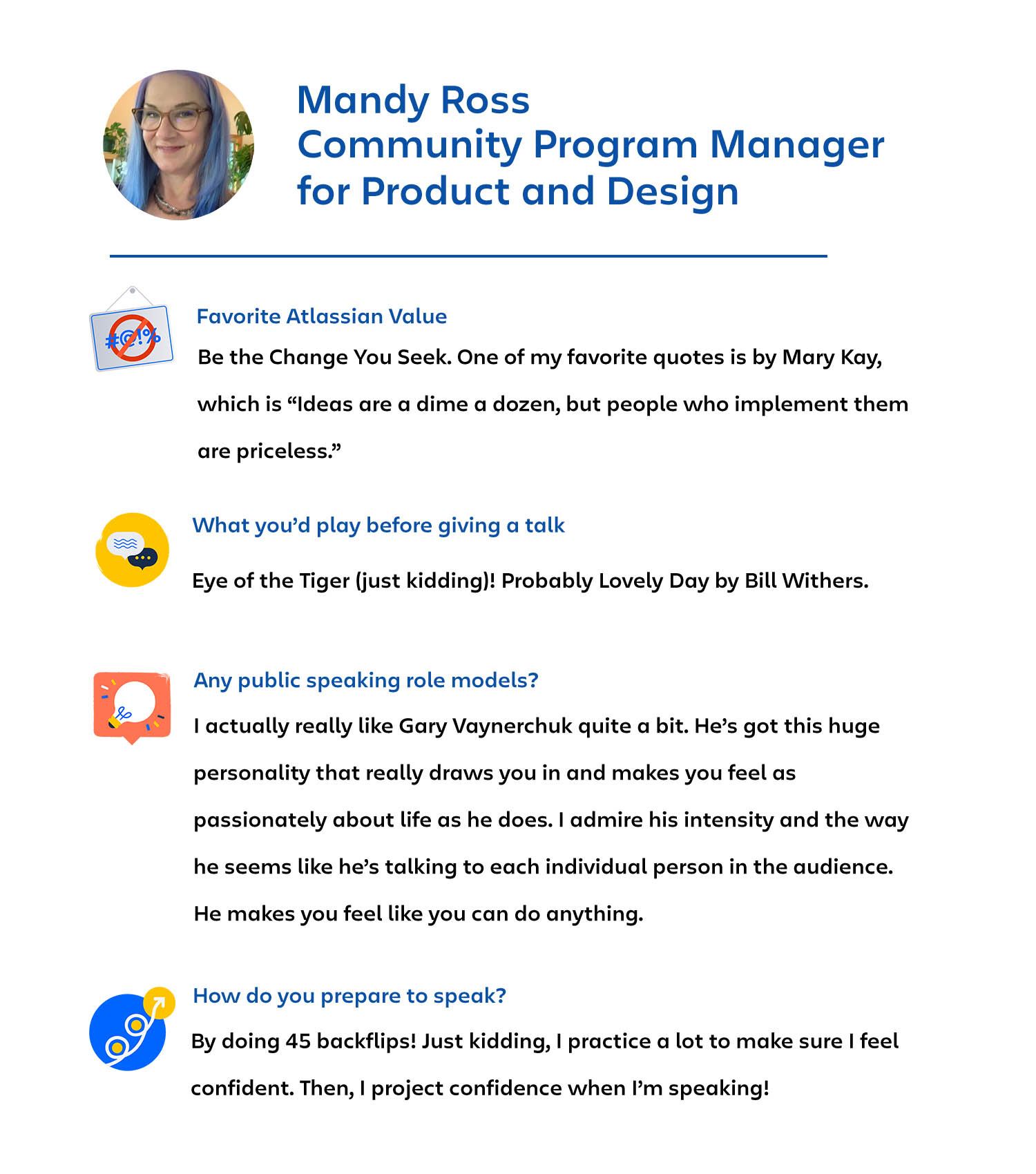 Atlassian Mandy Ross shares all things product man... - Atlassian Community