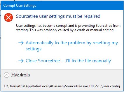 Solved Sourcetree Not Working In Windows 10