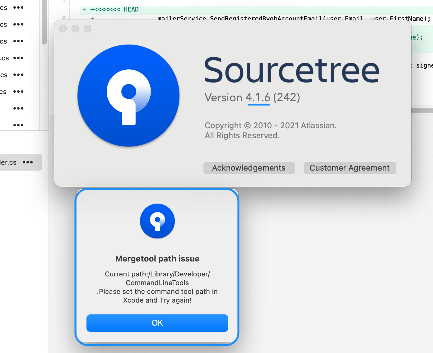 Mergetool path issue" when launching external mer...