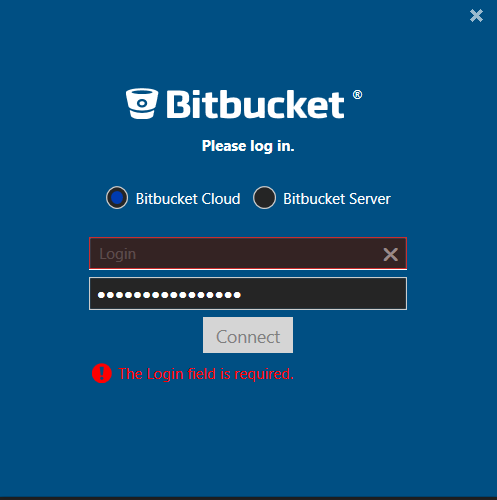 Can not log in to Bitbucket in Visual Studio