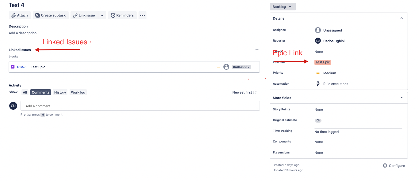 Solved How to filter for epic and all linked issues withi...