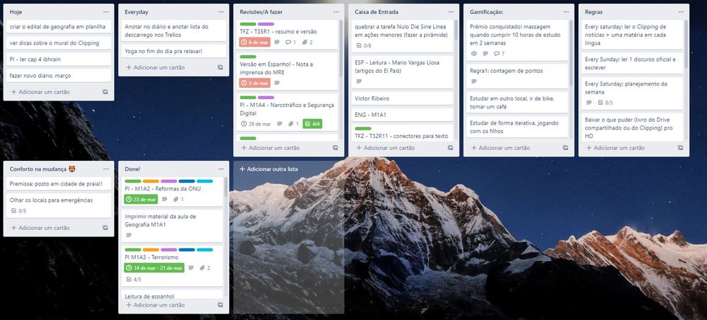 trello bord divided into two lines.JPG