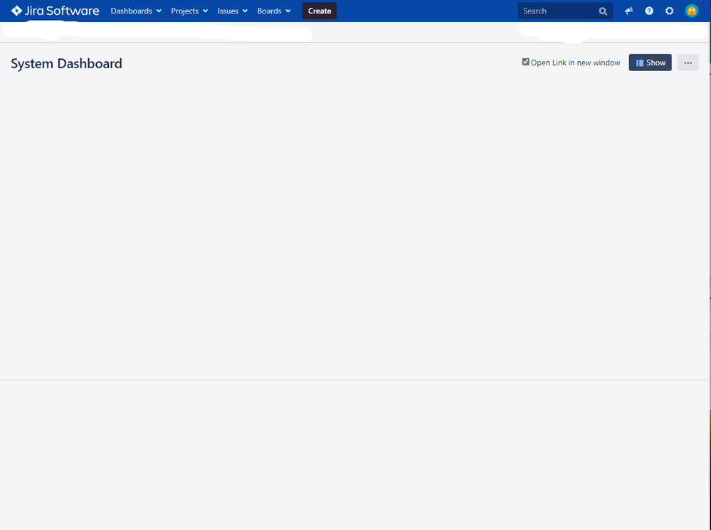 System Dashboard - Jira