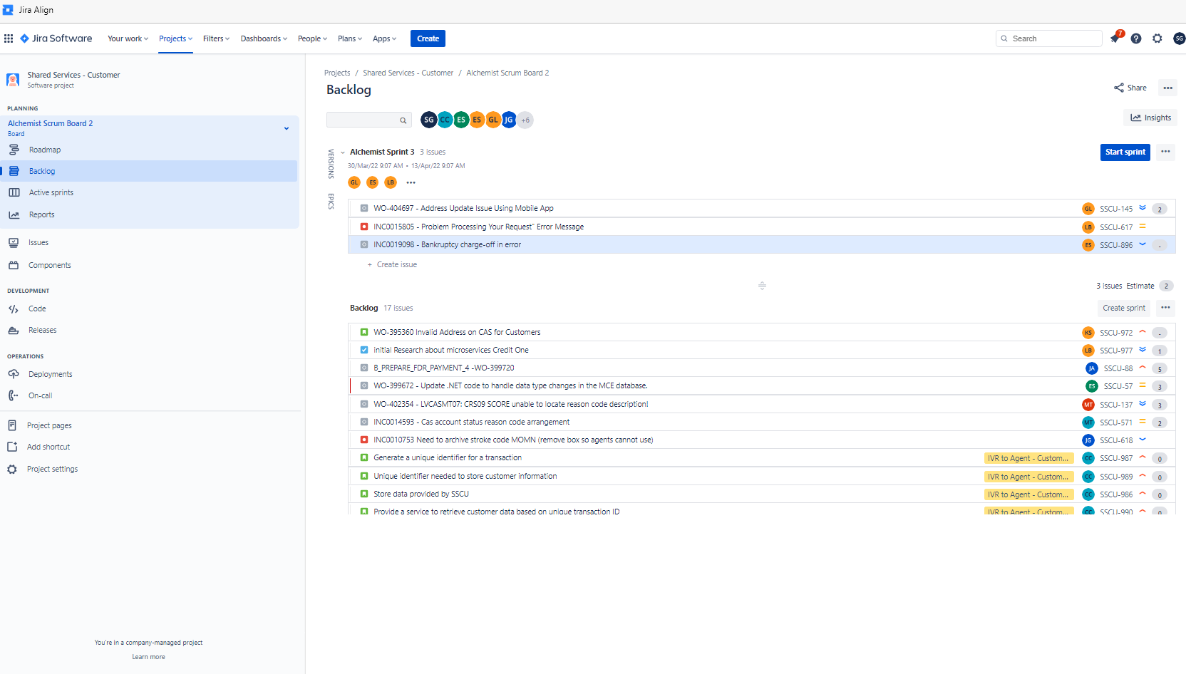 Solved On a Jira Scrum Board, in the backlog view, how do...