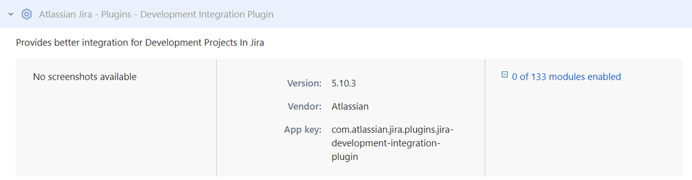 Manage apps - Development Integration Plugin.png