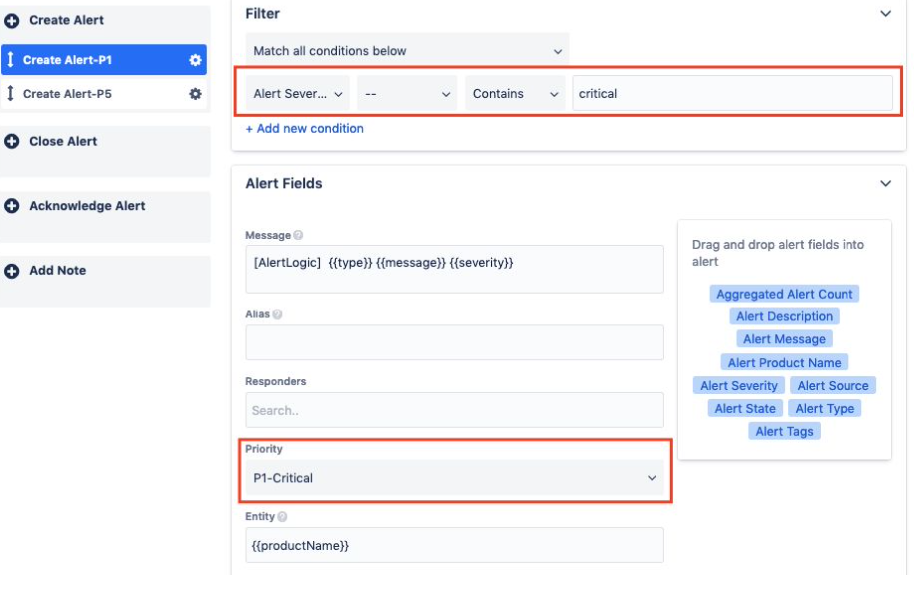 How to set up Customer value to opsgenie priority ...