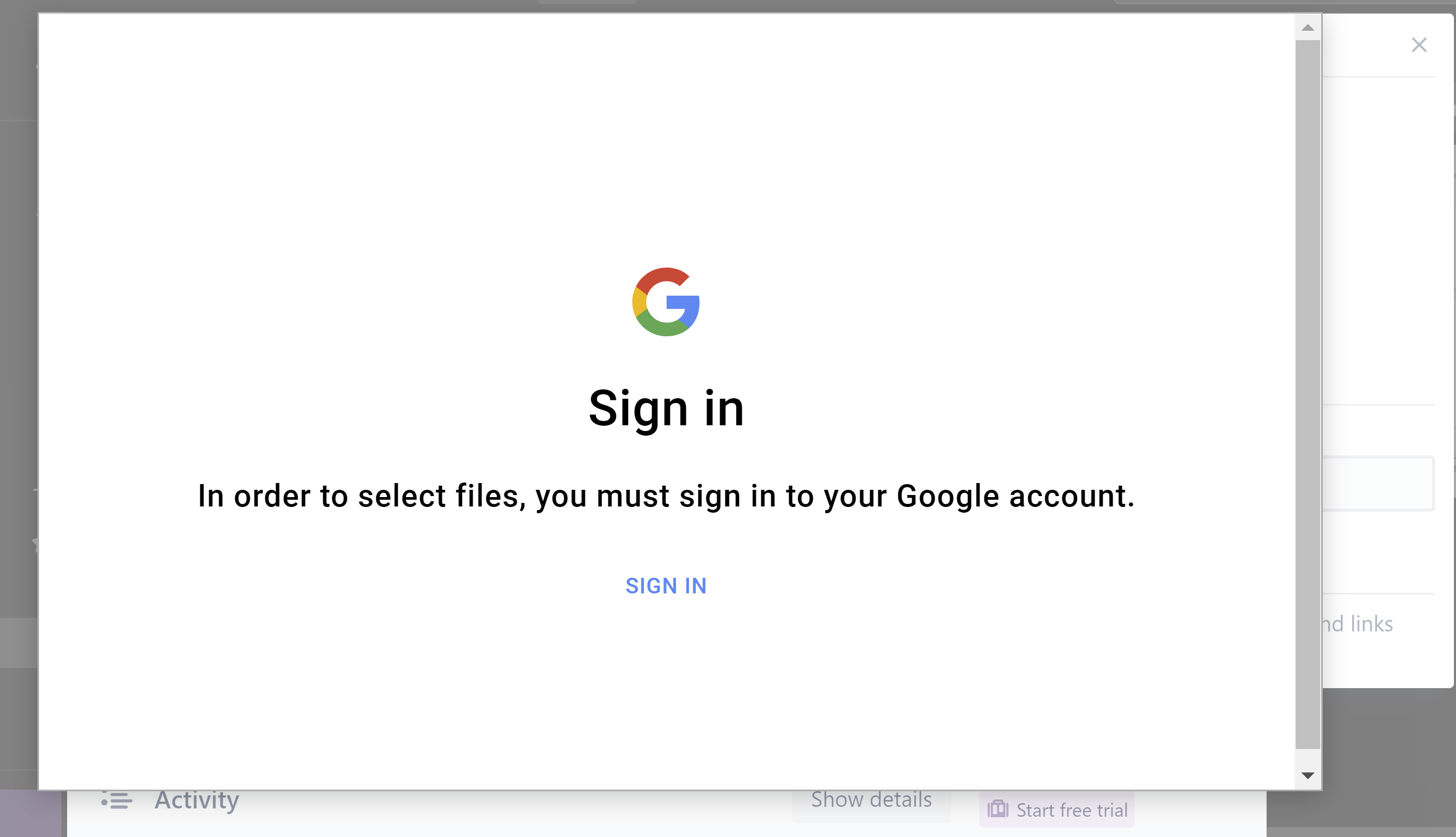 G-Drive app login (win) window with error 404 - Google Drive Community