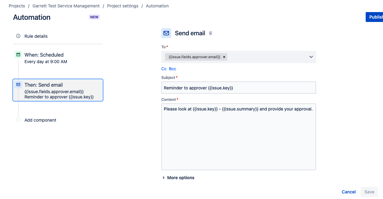 Solved Send regular reminders to an Approver