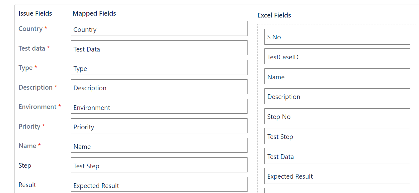 How to import zephyr test case using excel