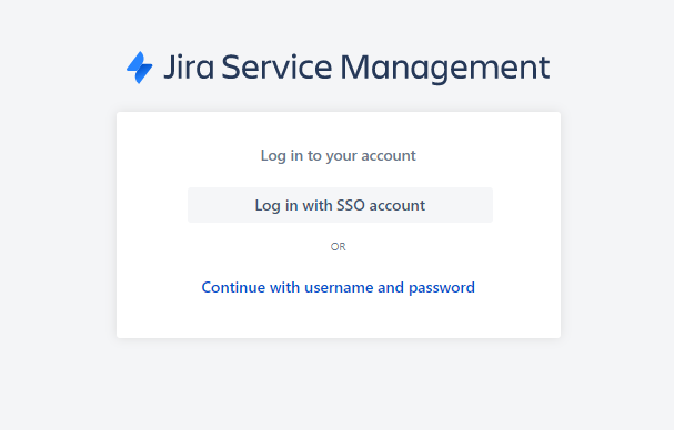 Custom Login Page For Jira Service Management SSO 
