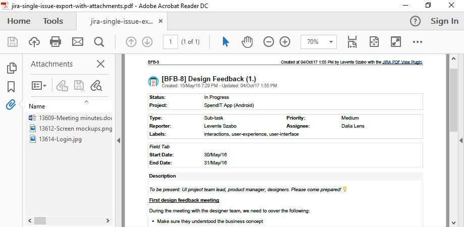 jira-single-issue-export-with-attachments