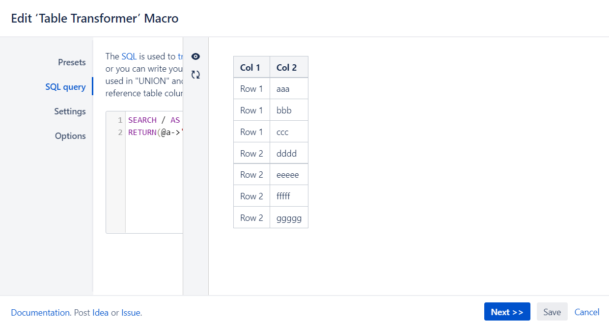 Solved Flatten an array in Table transformer macro