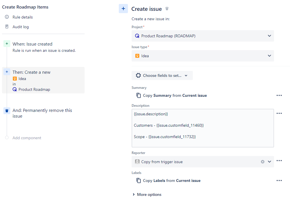 How to best transfer info from Jira Service Manage...