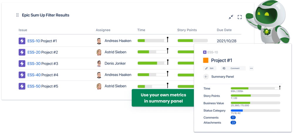 Epic Sum Up for Jira - Visualize Project Management