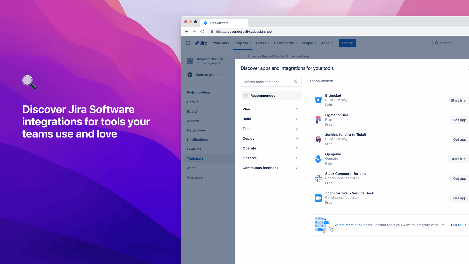 Atlassian Open DevOps addresses tool sprawl with its latest toolchain page