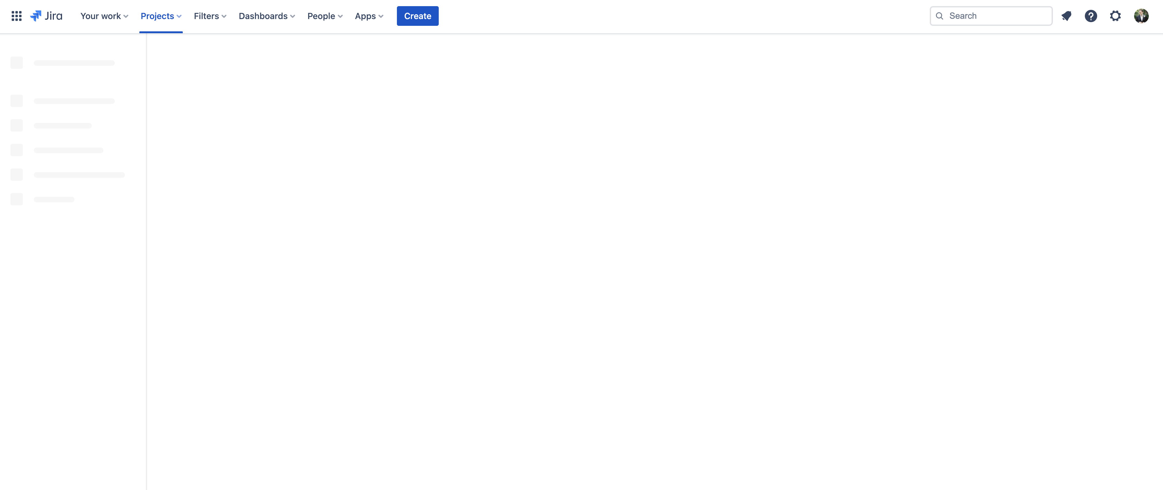Project is blank