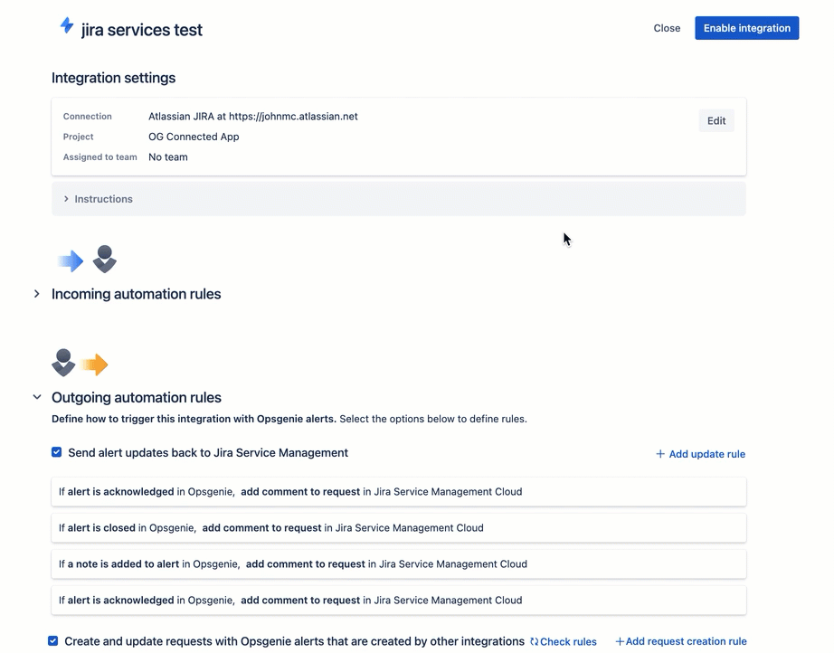 Solved How to autoclose Alert once JSM Outgoing Integrat...