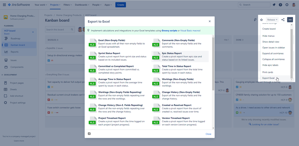 20220901-jira-cloud-epic-report-export-kanban-board.png