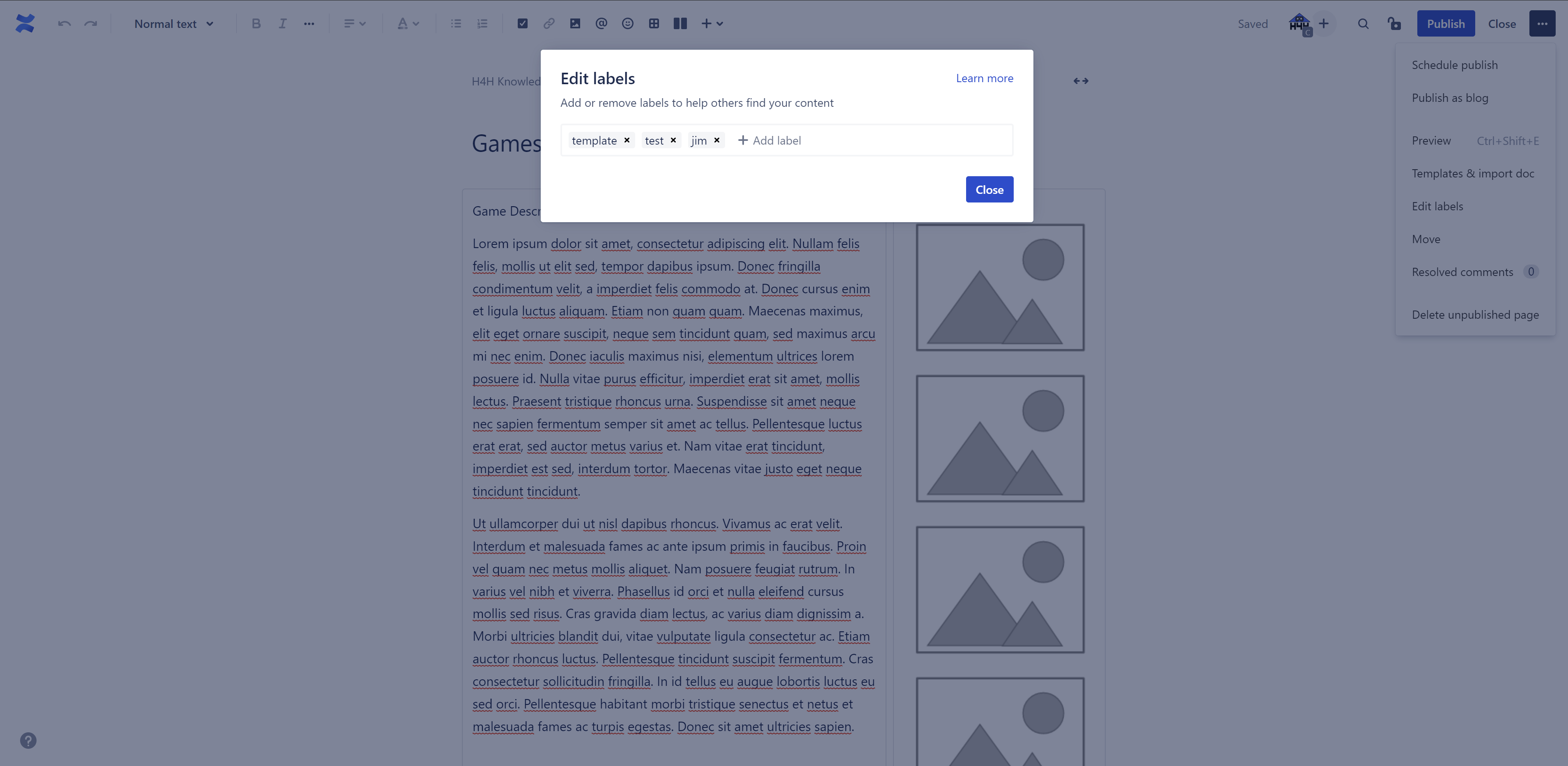 Content by label macro not working