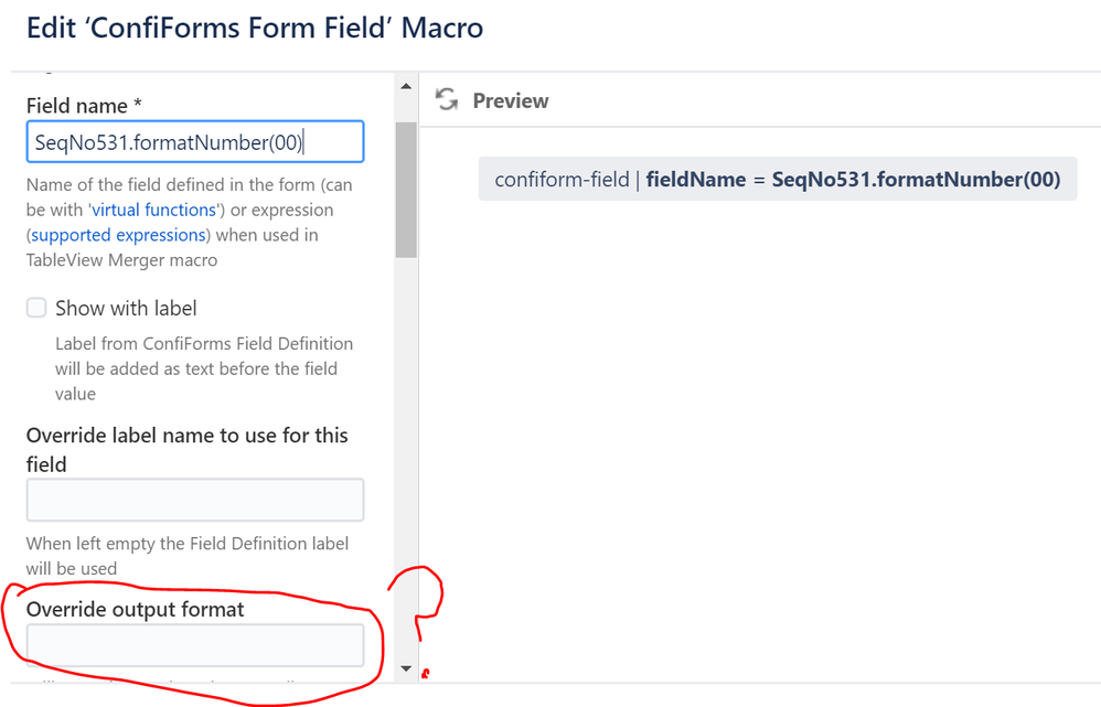 Solved Number formatting for autogenerated numbers