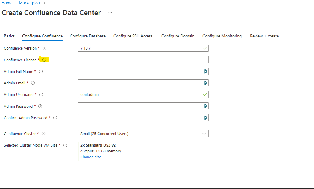 How to get a trial license for Data Center hosted