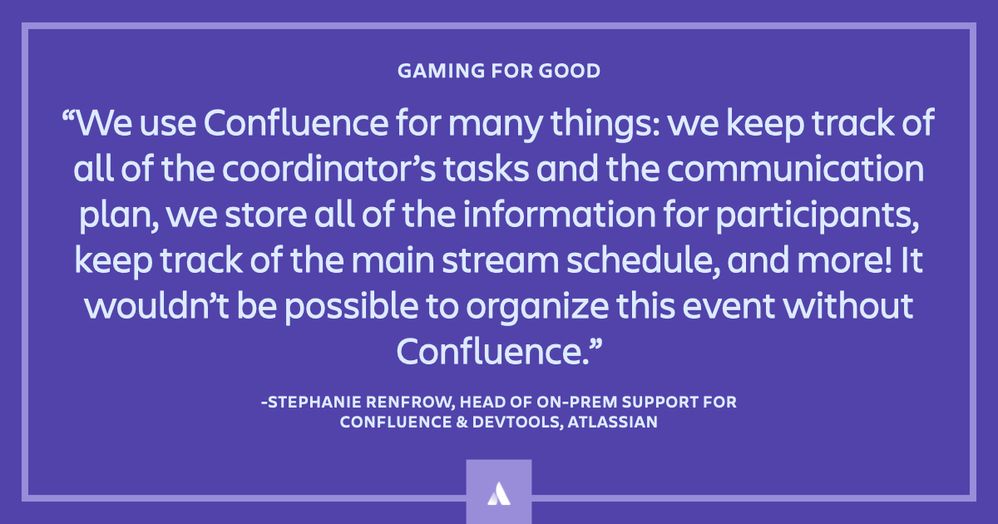 Gaming for Good with Stephanie Renfrow, Head of On... - Atlassian Community