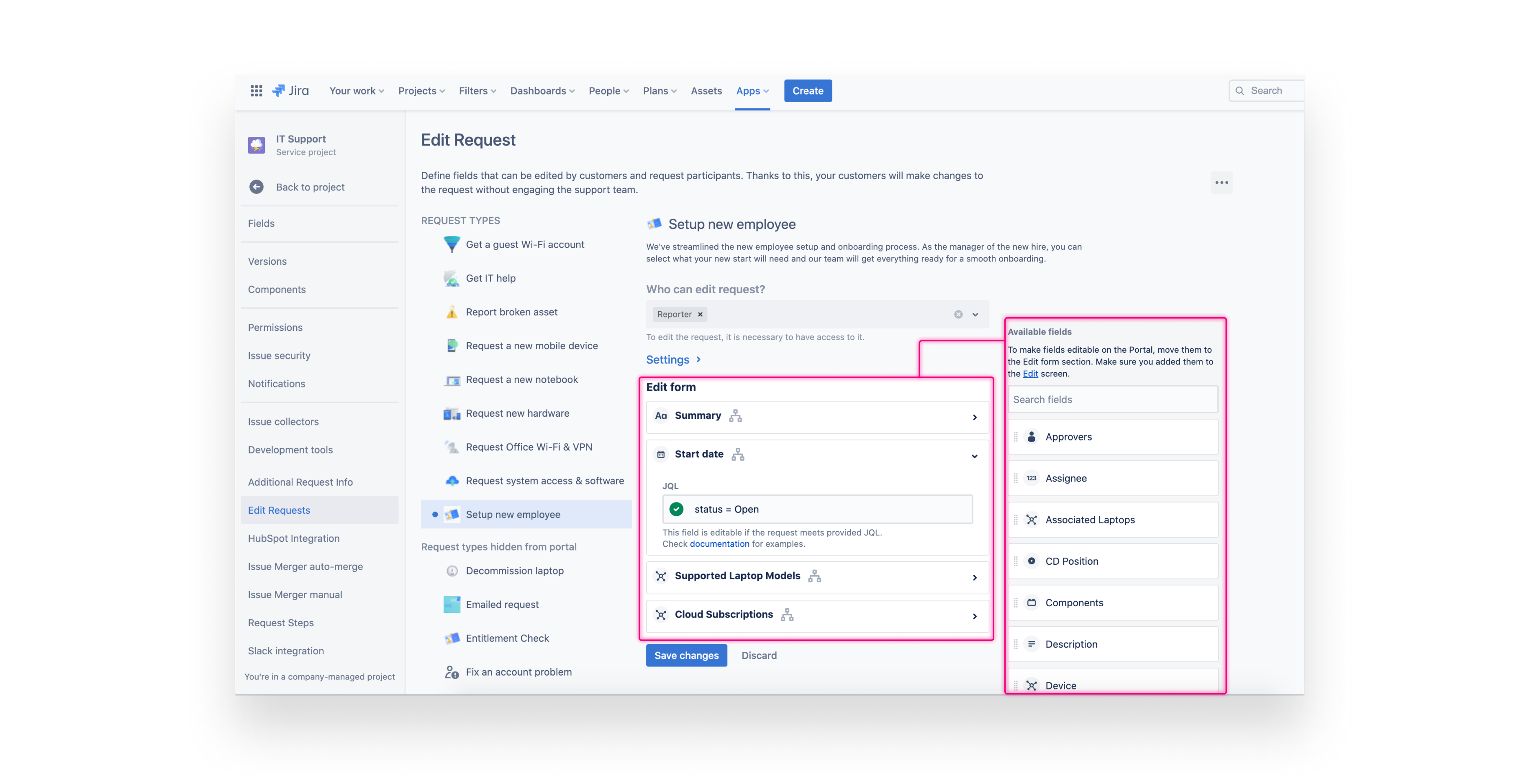 Allow your customer to edit request on the custome... Atlassian Community