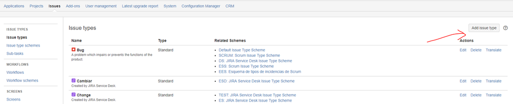 Create New Issue Category