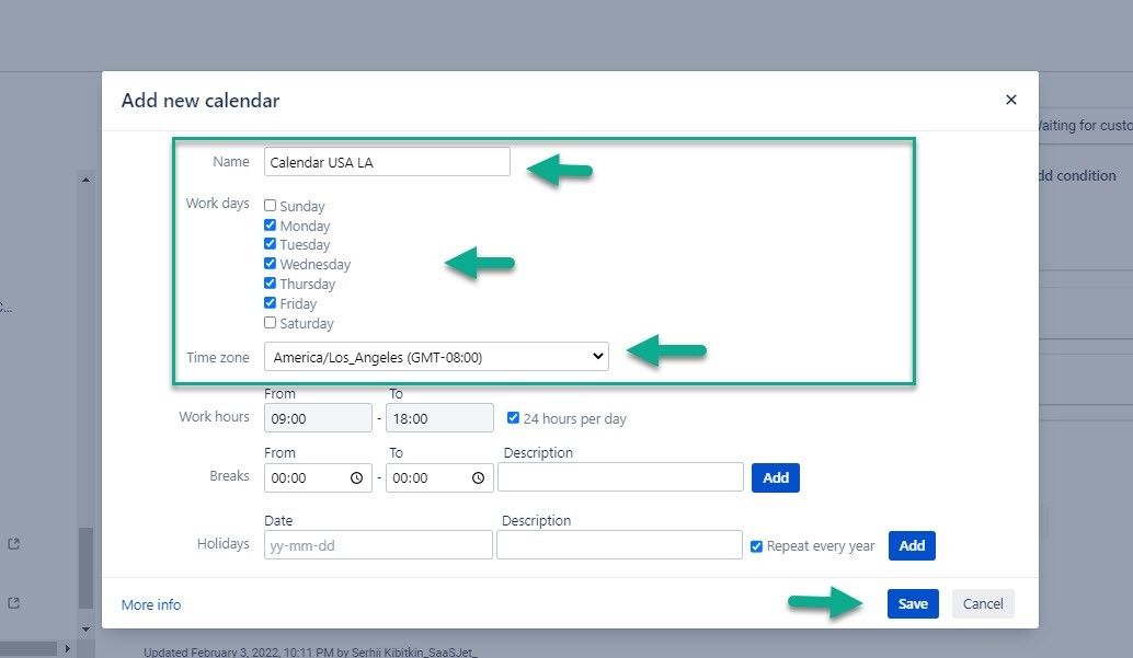 Can SLAs work with different Assignee's time zone?