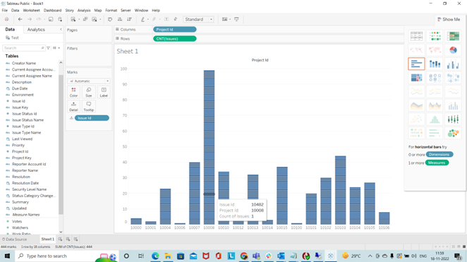 Tableau connector for Jira