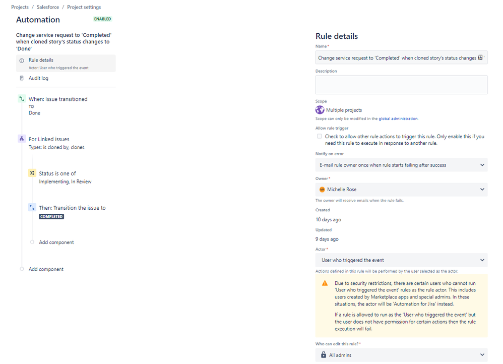 Solved: Automation not working for everyone who triggers t