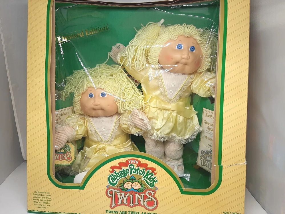 1985 limited edition cabbage patch deals twins