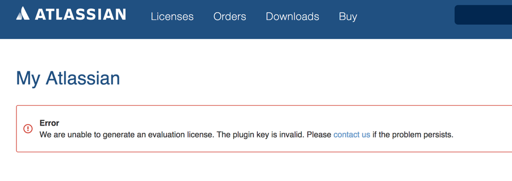 Error corporate key is invalid