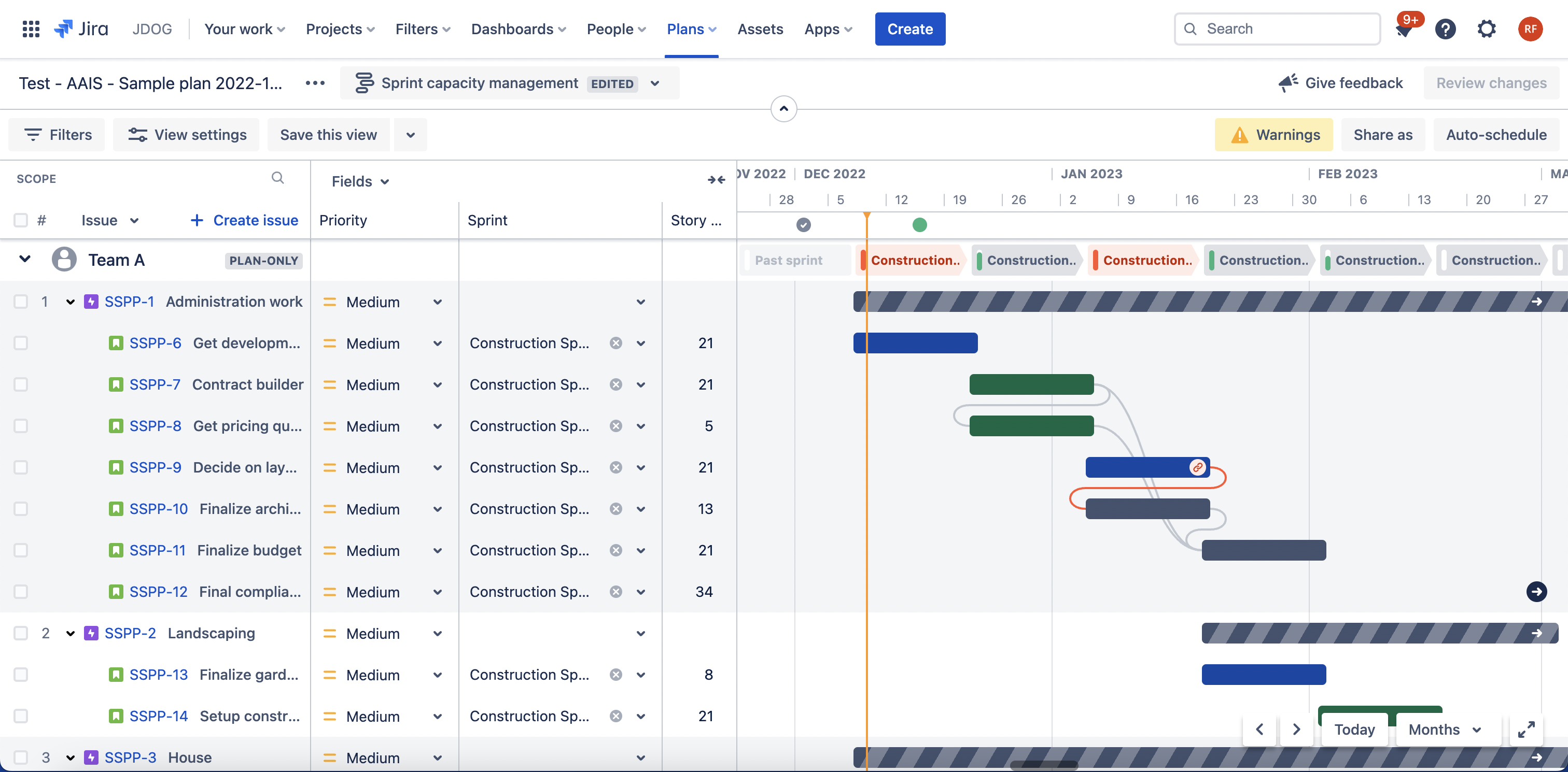 Learn Advanced Roadmaps Fast With Sample Plan Atlassian Community