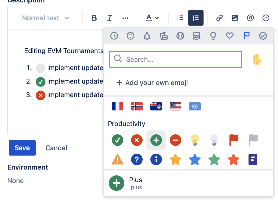 Solved How to create checklist in task description?