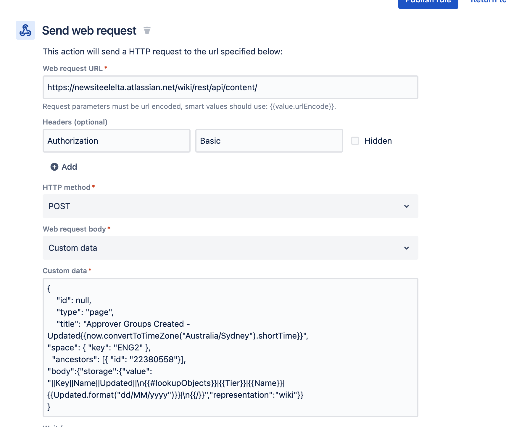 How To Make A Table On A Confluence Page And Populate It With Date From Jsm Via The Rest Api 6245