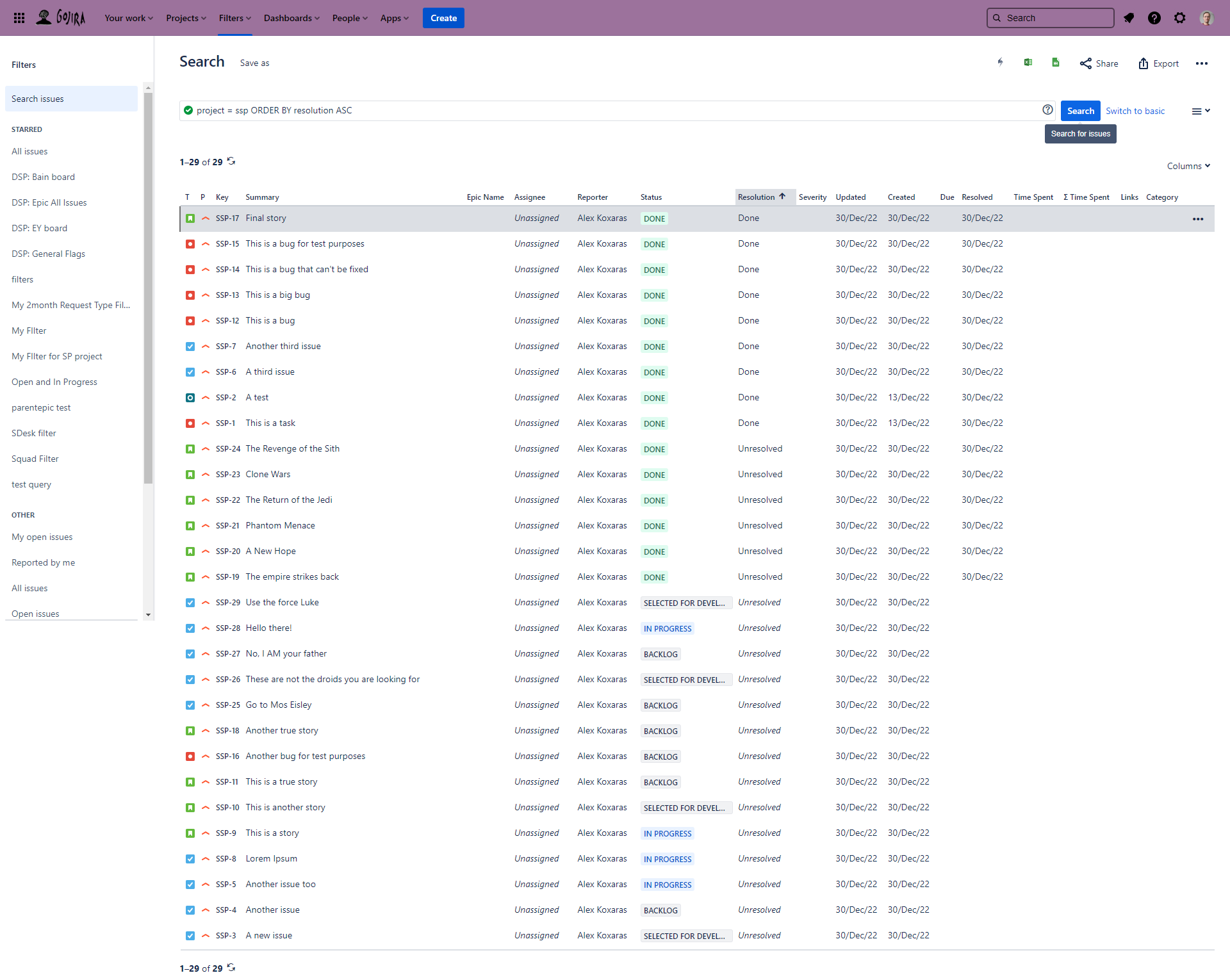 Best Practices for Setting Resolution field for Jira