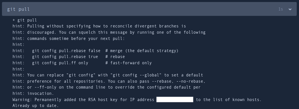 Solved: `git Pull` Fails In Pipeline With Error `Could Not...