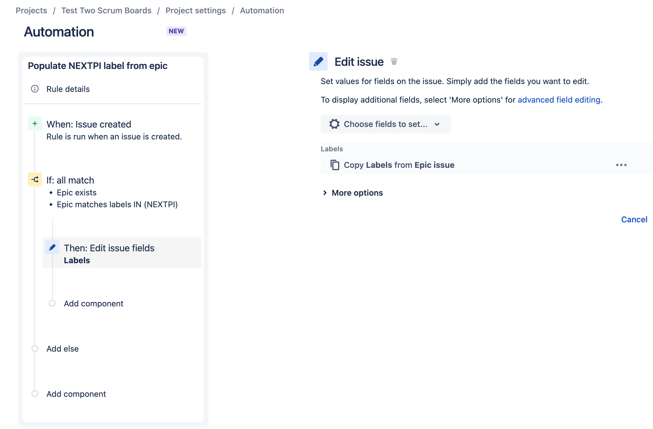 Solved Automation Populate specific label from Epic to c...